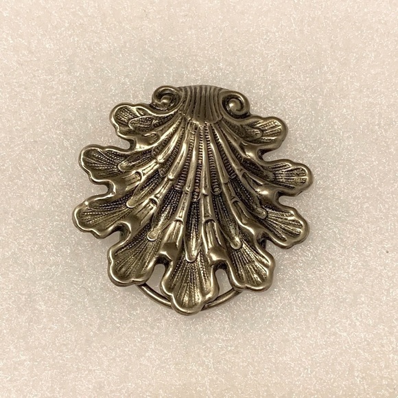 Jeri-Lou Scarf Clip Silver Tone - Picture 1 of 3